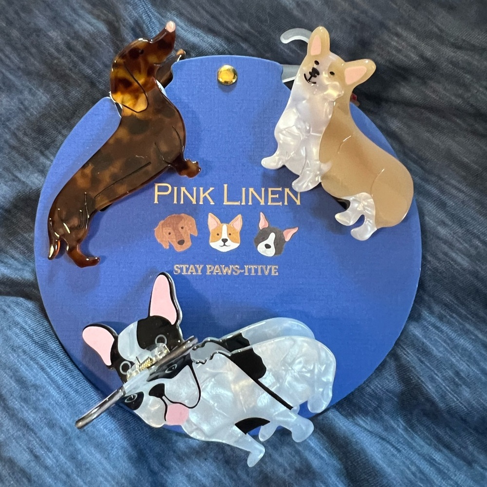 Doggie Hair Clips 3 in. Bundle NWT